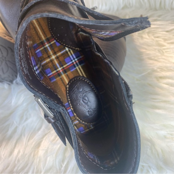 B.O.C | Brown Leather Ankle Boots - Picture 5 of 7